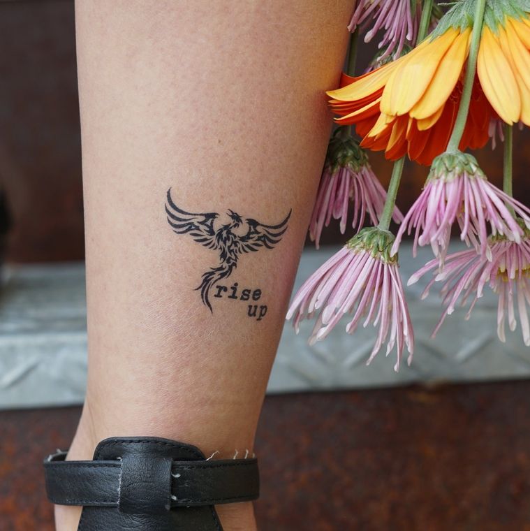 "Rise Up Phoenix" Manifestation Tattoo 2-Pack